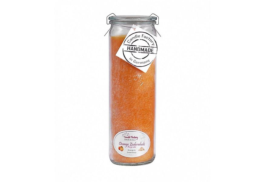 Candle Factory Duftkerze Candle Factory Big Jumbo Orange Zedernholz Duftker günstig online kaufen