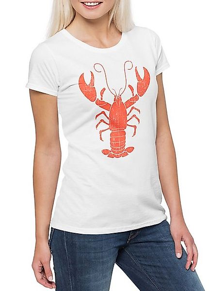 Urban Backwoods Print-Shirt Lobster II Damen T-Shirt Hummer Krebs Garnele A günstig online kaufen