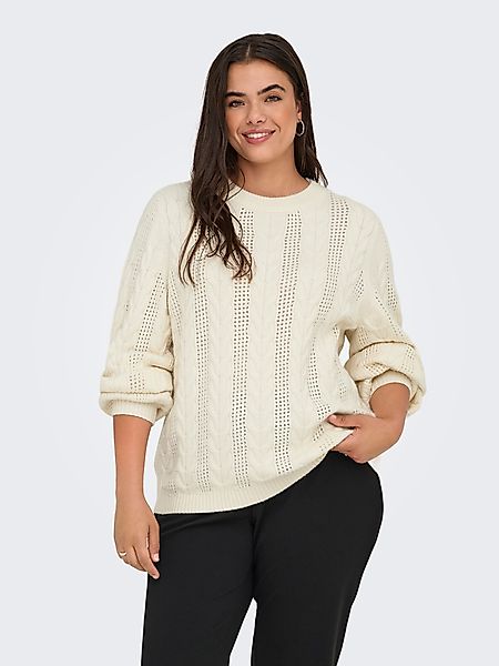 ONLY CARMAKOMA Strickpullover CARRUBINA LS CABLE günstig online kaufen