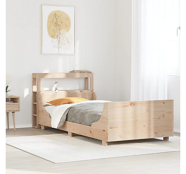vidaXL Bett, Massivholzbett ohne Matratze 100x200 cm Kiefernholz günstig online kaufen