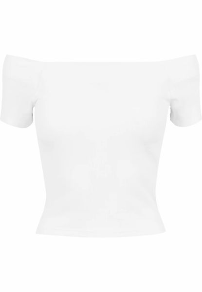 URBAN CLASSICS T-Shirt "Urban Classics Damen Ladies Off Shoulder Rib Tee" 1 günstig online kaufen