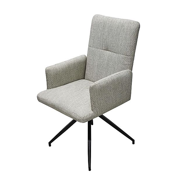 Garden Pleasure Gartensessel Zevio Stahl Hellgrau-Anthrazit 2er Set günstig online kaufen