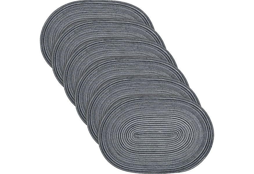 Erwin Müller Platzset Tischset "Silves" 6er-Pack, Uni günstig online kaufen