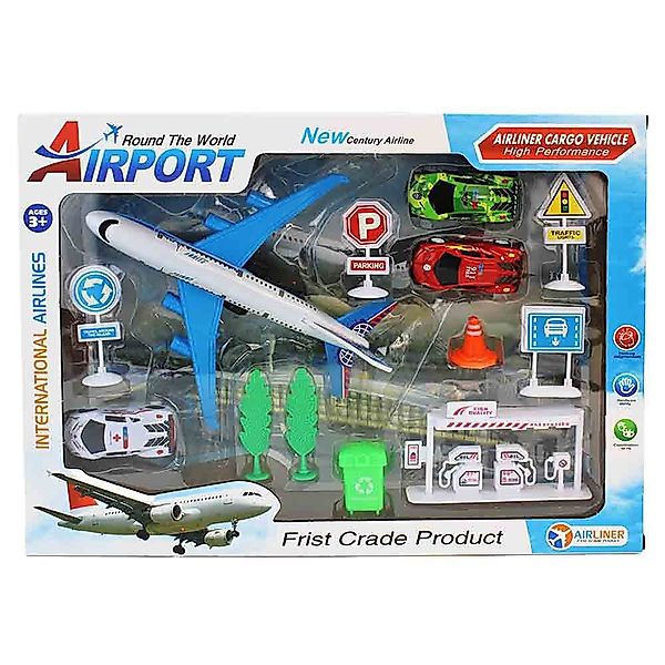 B&G INTERNATIONAL Spielzeug-Flugzeug Spielzeug Flughafen Set günstig online kaufen