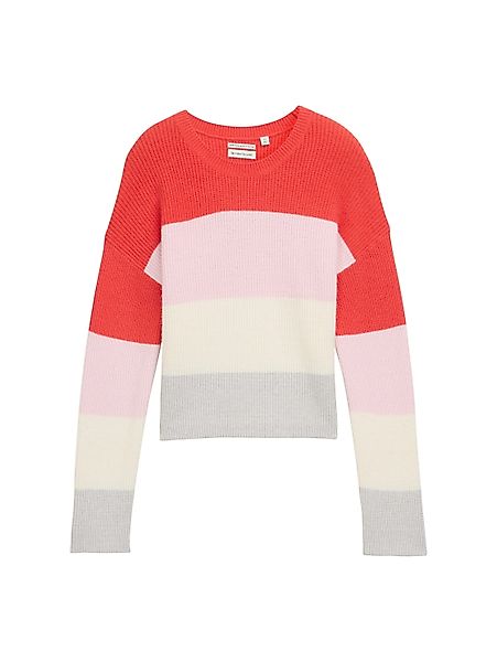 TOM TAILOR Strickpullover mit Colour Blocking günstig online kaufen