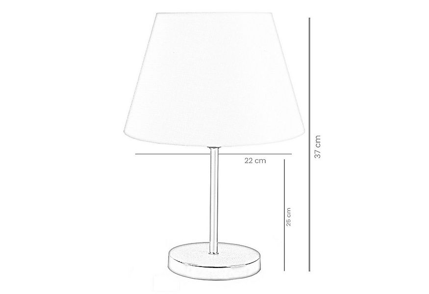 Opviq Schreibtischlampe 100% PVC, 12 cm N1833 günstig online kaufen