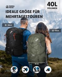 Terra Peak Wanderrucksack Flex 40, Wanderrucksack günstig online kaufen