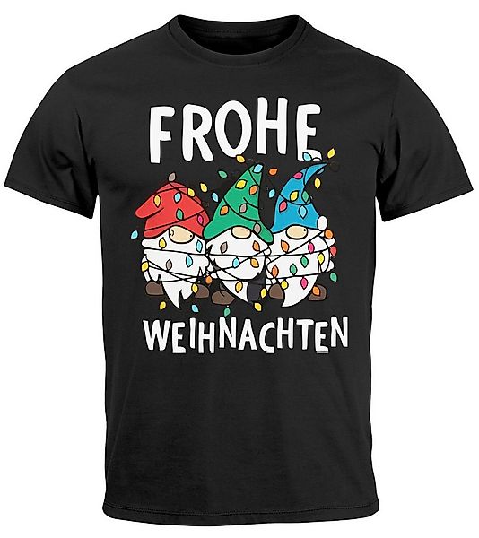 MoonWorks Print-Shirt Herren T-Shirt Frohe Weihnachten Lustig Weihnachtsshi günstig online kaufen