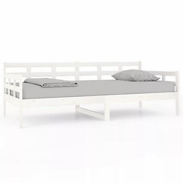 Vidaxl Tagesbett Weiß Massivholz Kiefer 90x200 Cm günstig online kaufen
