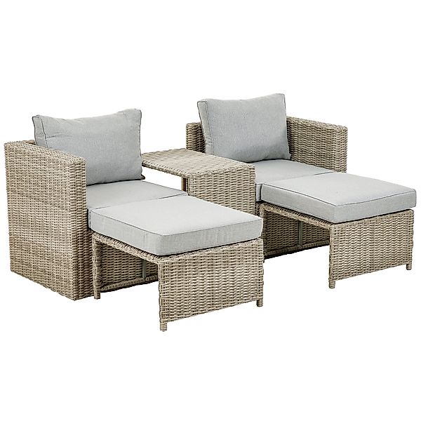 Greemotion Gartenlounge-Set Olea Mini, Gartenlounge, Gartenmöbel-Set, günstig online kaufen