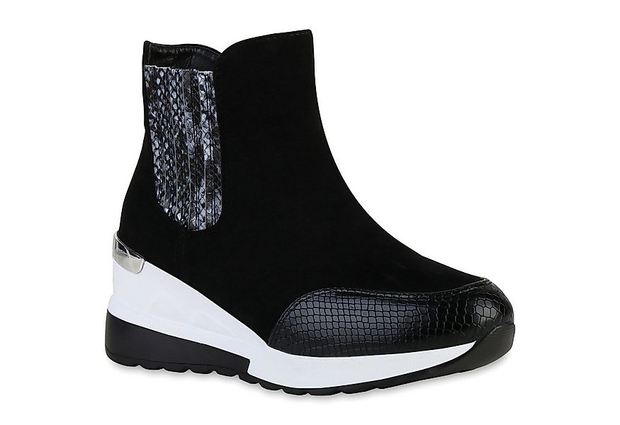 VAN HILL 837926 Wedgesneaker Damen Sneaker Wedges Prints Plateau Vorne Prof günstig online kaufen