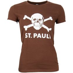FC St. Pauli T-Shirt Totenkopf taillierter günstig online kaufen