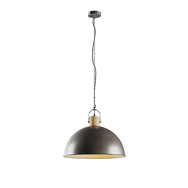 Lindby Pendelleuchte Holgar 9624604 Vintage Industriell in Grün aus Metall günstig online kaufen