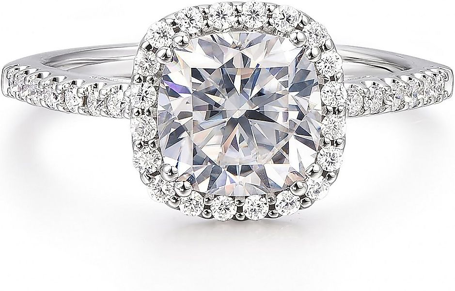 Jumpeak Diamantring ring gold damen 585 echtgold, Damen Diamantring, 2CT La günstig online kaufen