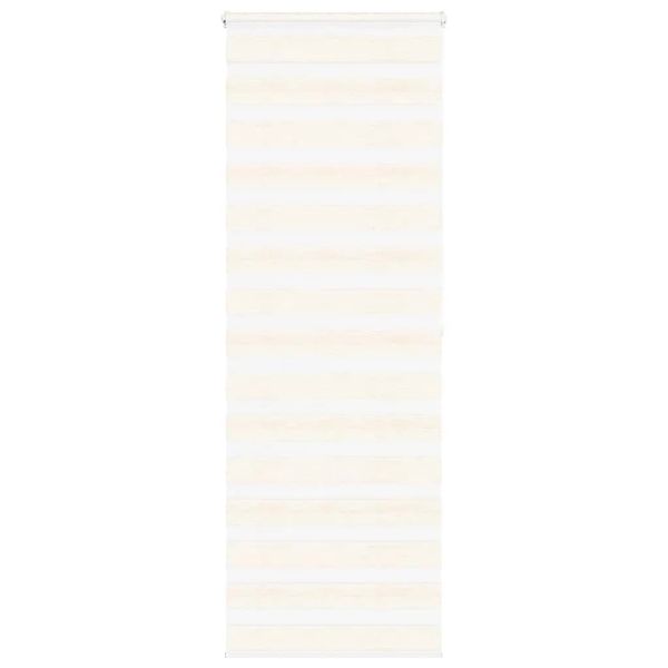vidaXL Doppelrollo Marmorbeige 90x200 cm Stoffbreite 85,9 cm Polyester 4014 günstig online kaufen
