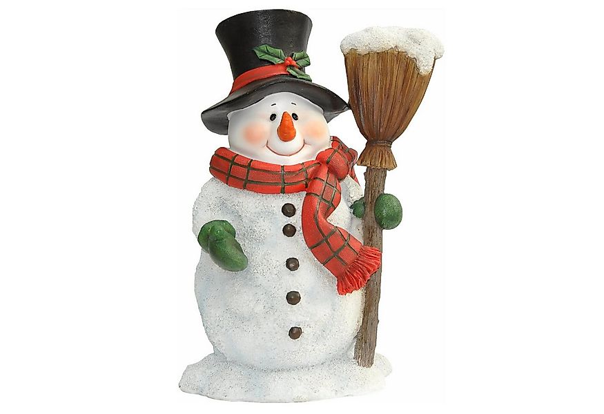 dazikemo Gartenfigur Dekofigur Gartenfigur Schneemann mit Besen günstig online kaufen