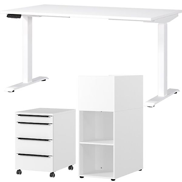 GERMANIA Büromöbel-Set »Mailand« 3 Stk. tlg. inkl. Schreibtisch, Rollcontai günstig online kaufen