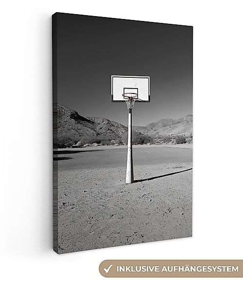 OneMillionCanvasses® Leinwandbild Basketballstange - Landschaft - günstig online kaufen