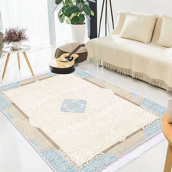 Jungengel Textilien Teppich Orient Türkis 120x160cm günstig online kaufen