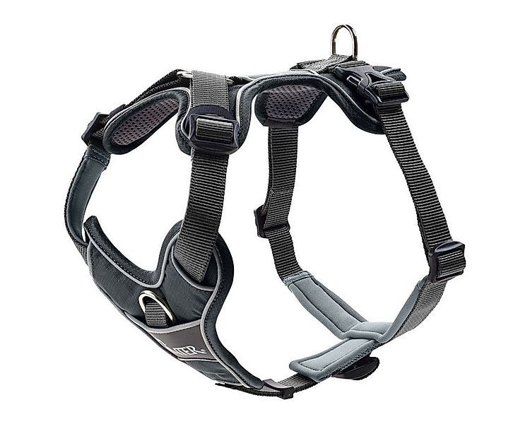 Hunter Tierbedarf Hunde-Geschirr Geschirr Divo grau/grau günstig online kaufen