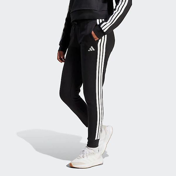 adidas Sportswear Sporthose "ESSENTIALS 3-STREIFEN FLEECE SLIM" schmal gesc günstig online kaufen