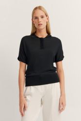 bugatti Rundhalspullover mit kurzen Ärmeln günstig online kaufen