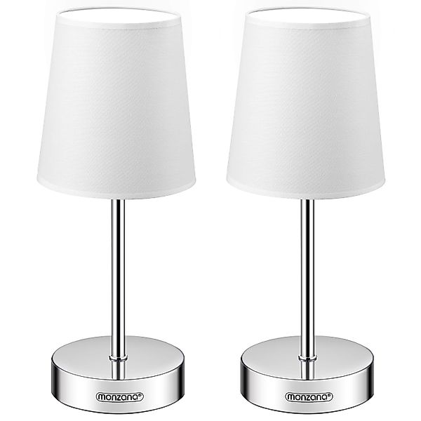 monzana Tischleuchte, Weiß 2er Set, 2er günstig online kaufen