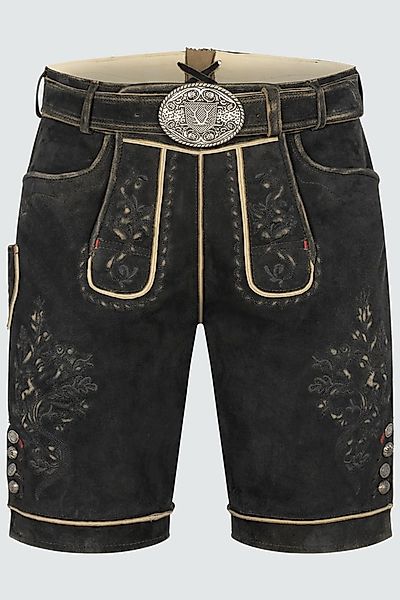 Lederhose Kuno mit Gürtel günstig online kaufen
