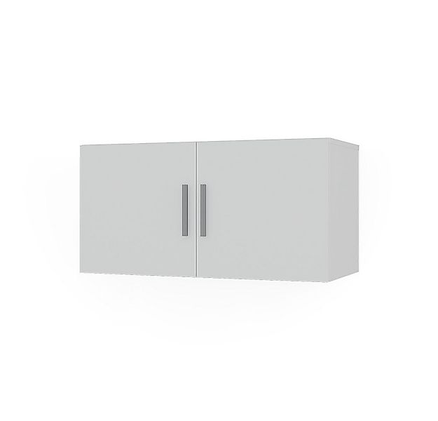 Vicco Aktenschrank Ingo, Weiß, 80 x 40 cm mit 2 Türen günstig online kaufen