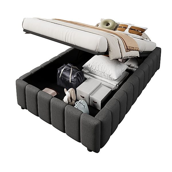 SOFTWEARY Futonbett (mit Lattenrost und Aufbewahrung, günstig online kaufen