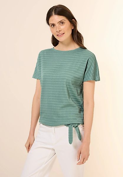 Cecil T-Shirt, mit Knoten am Saum günstig online kaufen