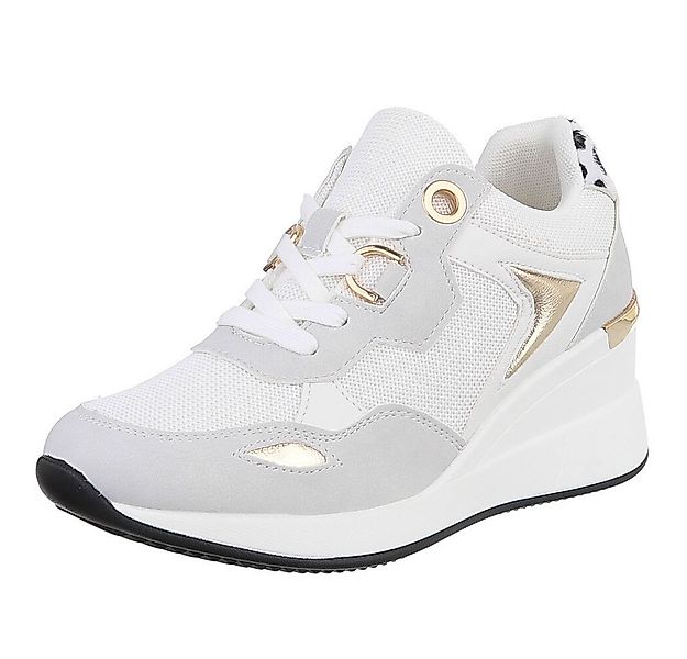 Ital-Design Damen Low-Top Freizeit Sneaker (88577403) Keilabsatz/Wedge Snea günstig online kaufen