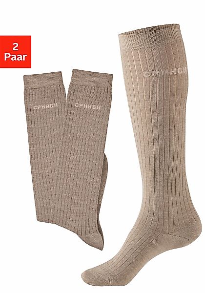 Copenhagen Studios Kniestrümpfe Packung, 2 Paar tlg. mit weicher wärmender günstig online kaufen