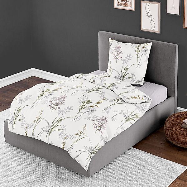 BIERBAUM Bettwäsche 4130, Mako-Satin, 2 teilig, günstig online kaufen