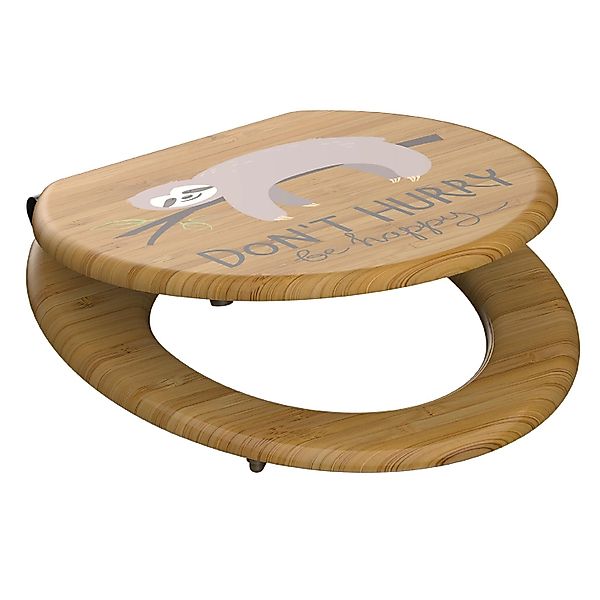 Schütte WC-Sitz Don`t Hurry, Absenkautomatik, Holzkern, Motivdruck, MDF günstig online kaufen