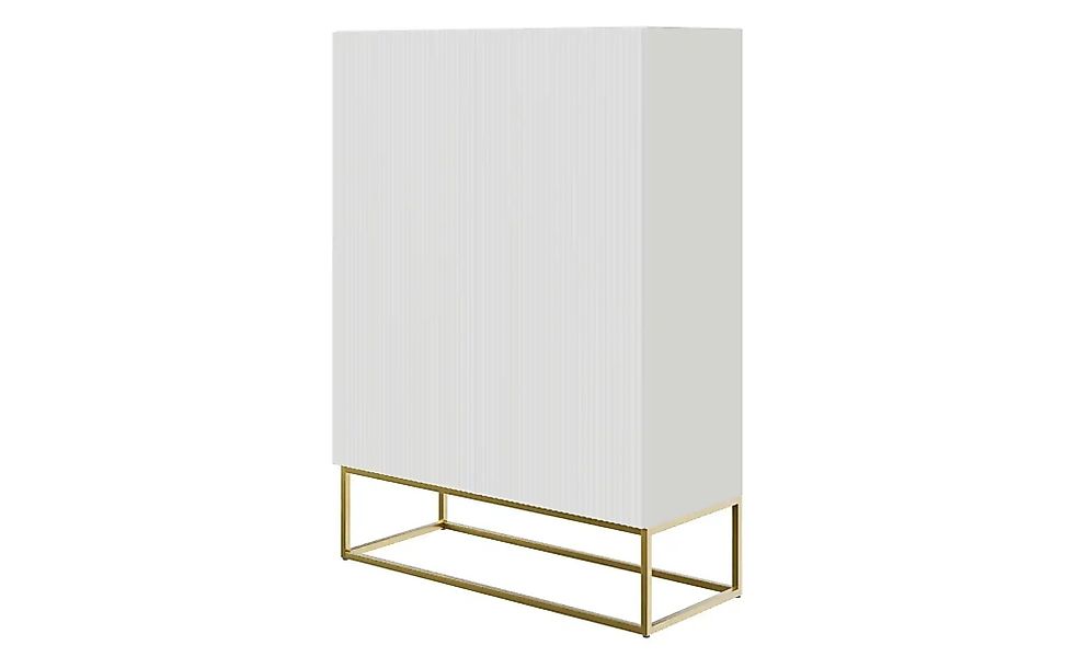 Selsey Highboard  Veldio ¦ beige ¦ Maße (cm): B: 90 H: 125 Kommoden & Sideb günstig online kaufen