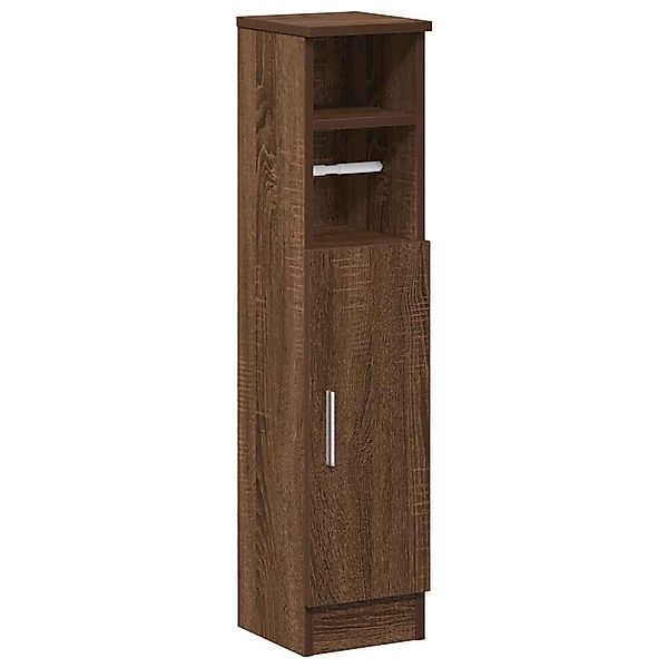 vidaXL Badezimmer-Set Badezimmerschrank mit Rollenhalter Eichen-Optik günstig online kaufen