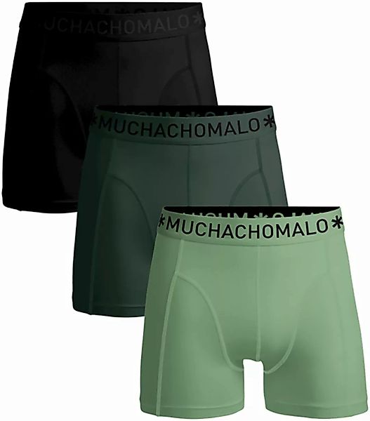 Muchachomalo Shorts 3er-Pack Solid Grün 582 - Größe XL günstig online kaufen
