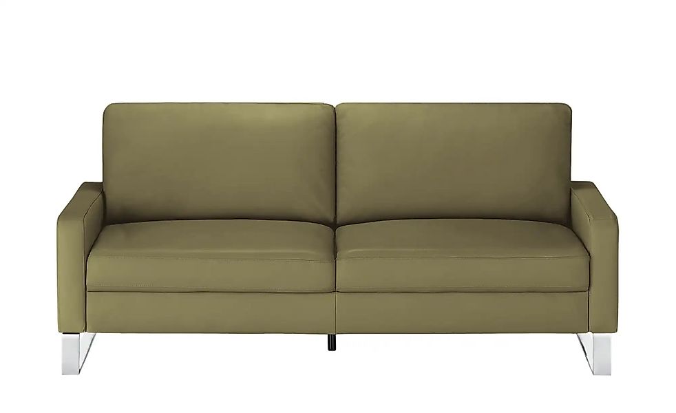 Max Schelling Ledersofa mit Kufengestell Maximum ¦ grün ¦ Maße (cm): B: 164 günstig online kaufen