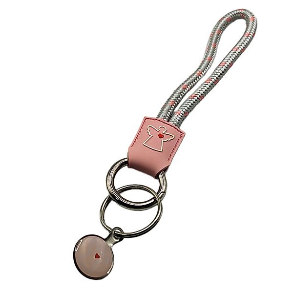 Tanndesign Schlüsselanhänger Schlüsselanhänger Damen Rosa mit Segeltau, Kar günstig online kaufen