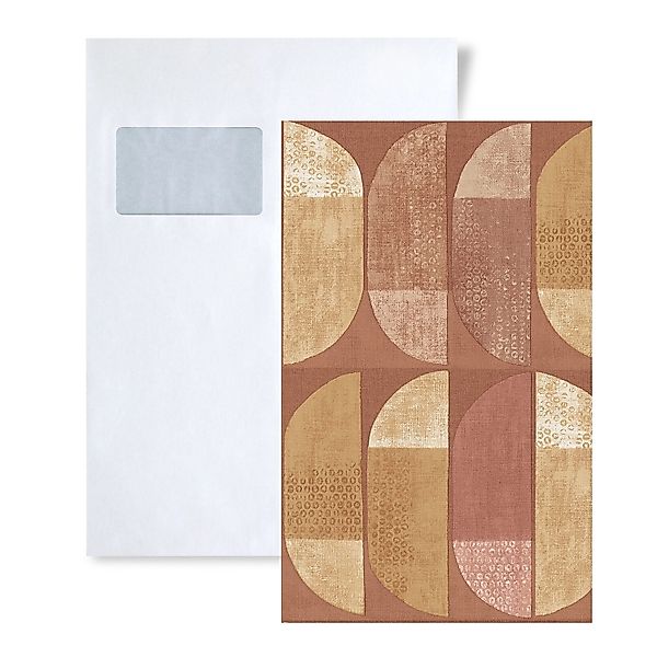 PROFHOME 1 MUSTERSTÜCK S-375317-GU DIN A4 MUSTER der Geometrischen Tapete günstig online kaufen