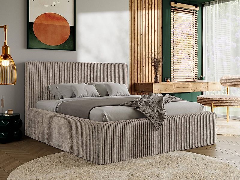 MKS MÖBEL Polsterbett TILIANO CLASSIC (Packung, Set, moderne Bett mit Staur günstig online kaufen