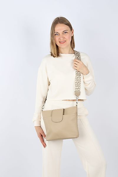 MIRROSI Umhängetasche Damen, Crossbody Bag, Echtleder günstig online kaufen
