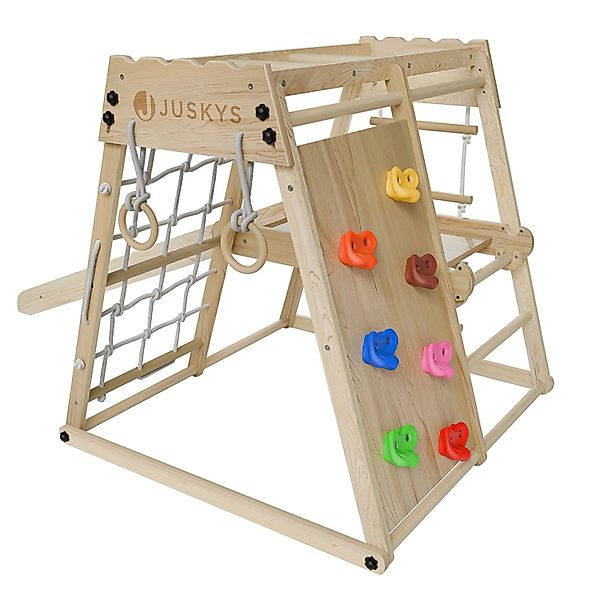 Juskys Mini Klettergerüst für Kinder mit Rutsche günstig online kaufen
