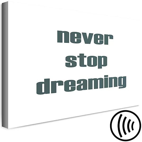 Leinwandbild Never Stop Dreaming (1 Part) Wide XXL günstig online kaufen