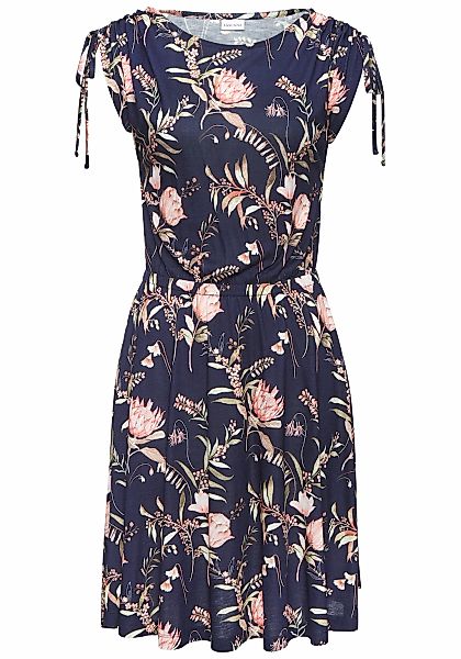 Vivance Jerseykleid, mit Blumenprint, lockeres Sommerkleid, Strandkleid günstig online kaufen
