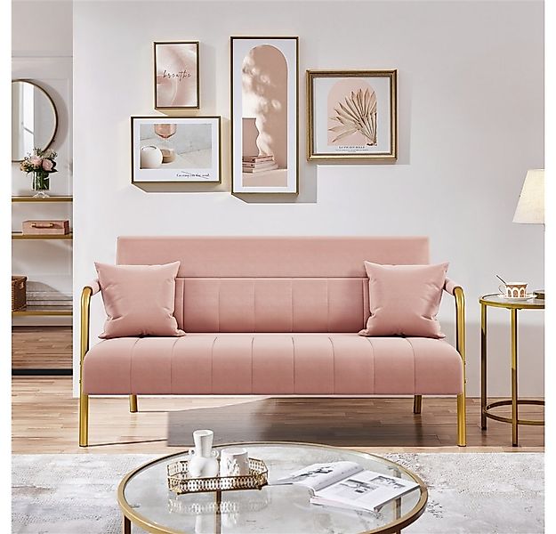 Yaheetech Sofa 1/2-Sitzer Polstersofa, Loveseat fürs Wohnzimmer, mit 2 Lend günstig online kaufen