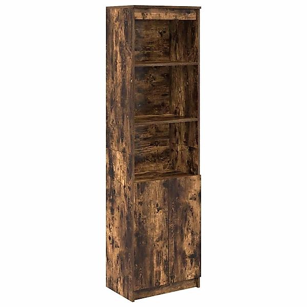 vidaXL Highboard Räuchereiche 50x35x180 cm Holzwerkstoff 3328466 günstig online kaufen
