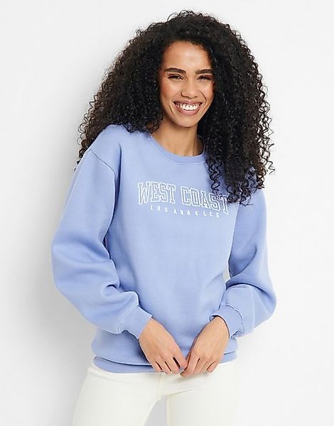 Threadbare Rundhalspullover West Coast Embroidered Crew Neck (1-tlg) im spo günstig online kaufen