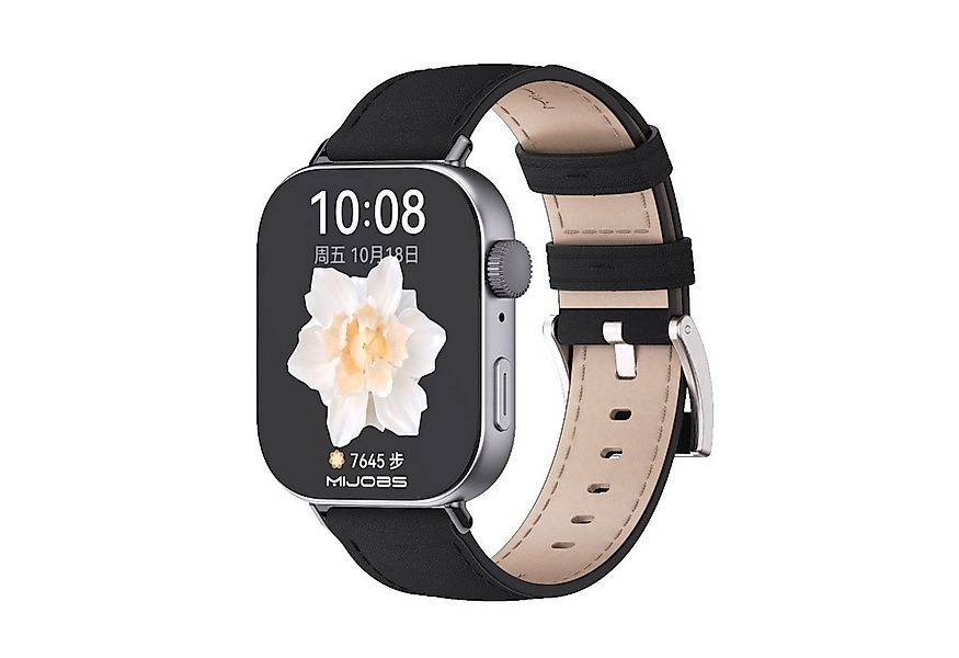 Wigento Smartwatch-Armband Für Huawei Watch Fit 4 / 4 Pro / 3 Leder Smart W günstig online kaufen